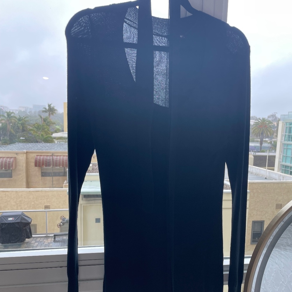 Black long sleeve dress